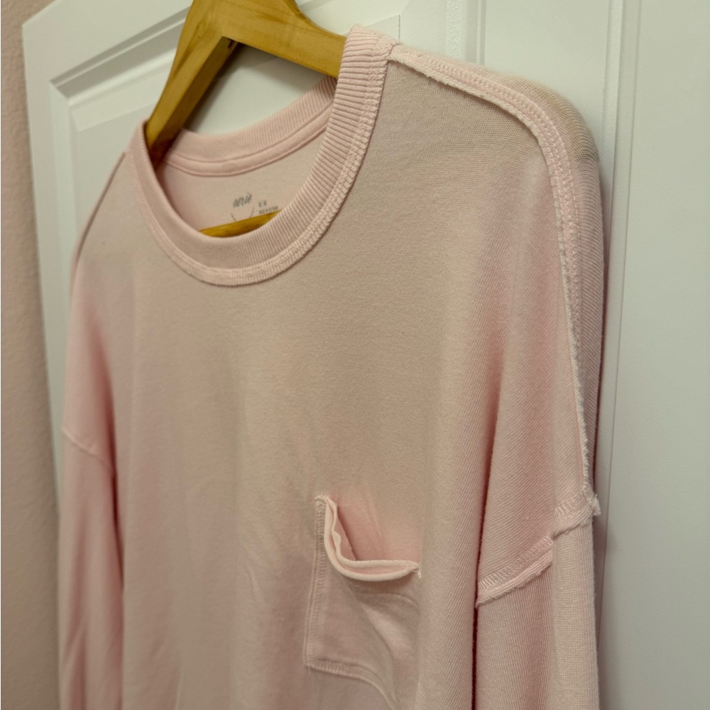 🎀 NWOT aerie M jersey pocket t-shirt - Picture 3 of 4